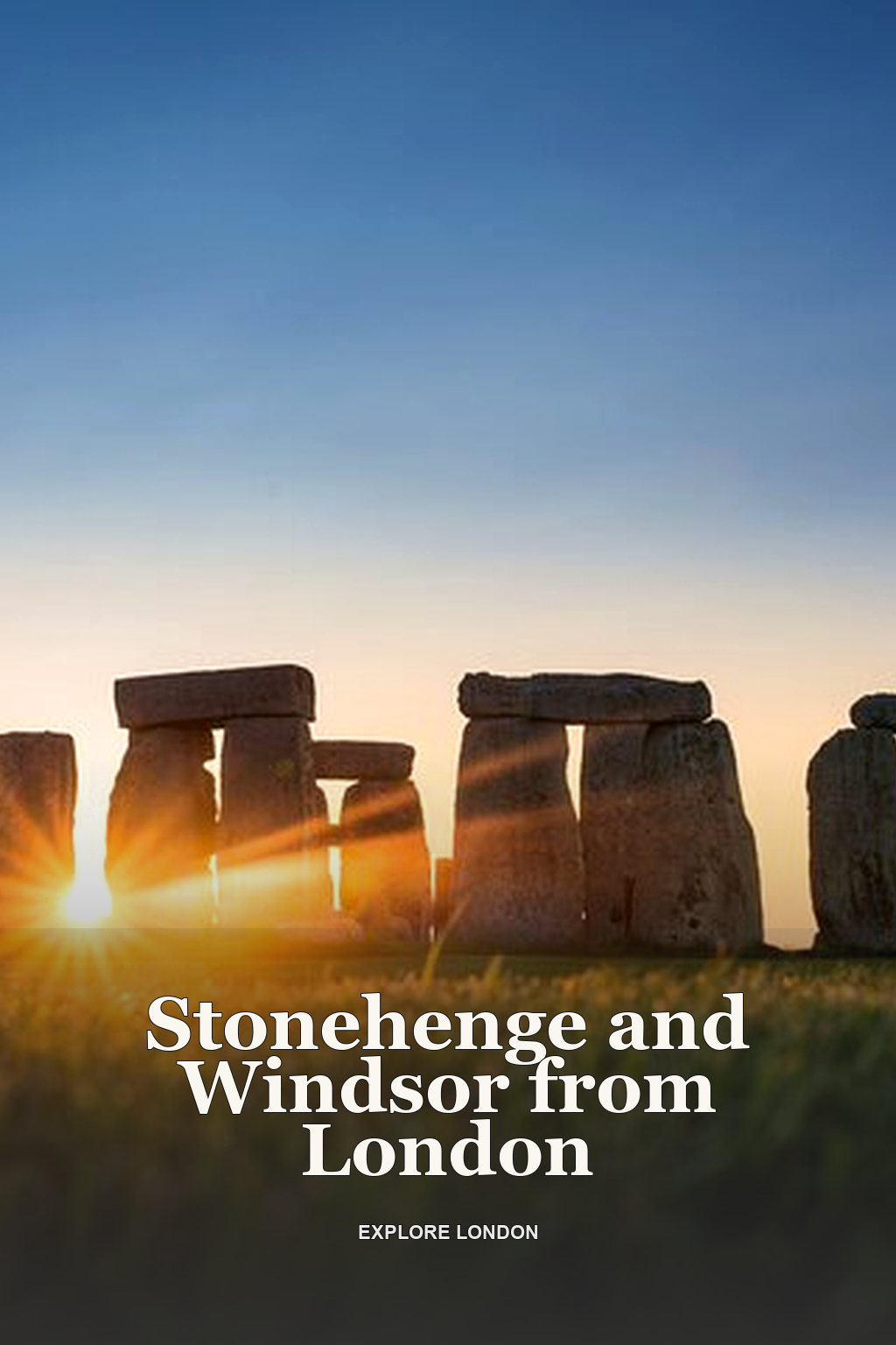 Stonehenge and Windsor from London